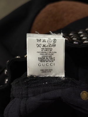 A/W2008 Gucci studded waist runway jeans