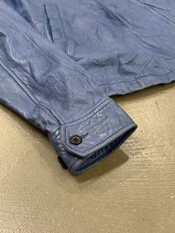 Comme des Garçons back-zip leather jacket