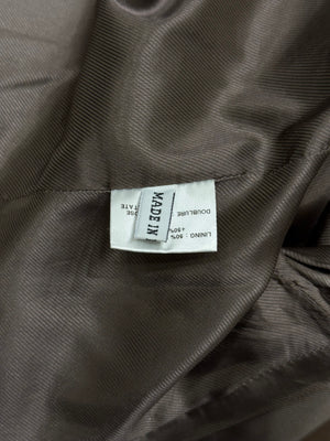 2000s Ann Demeulemeester leather aviator cargo jacket