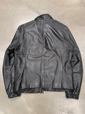 2000s Armani lamb leather jacket