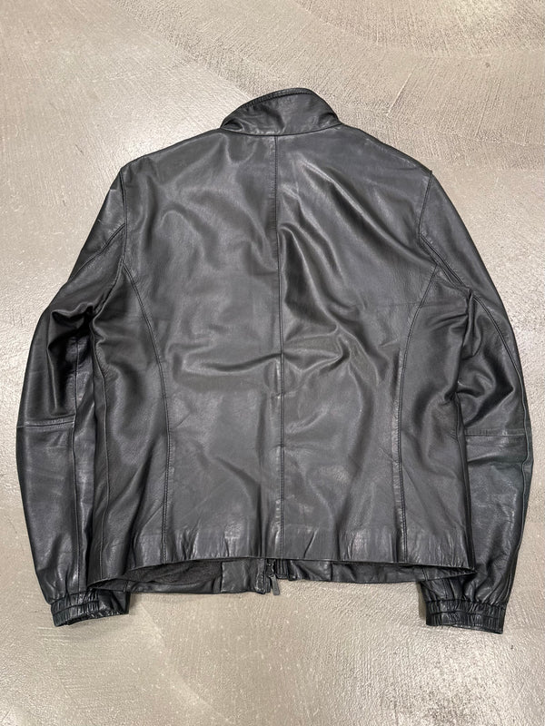 2000s Armani lamb leather jacket