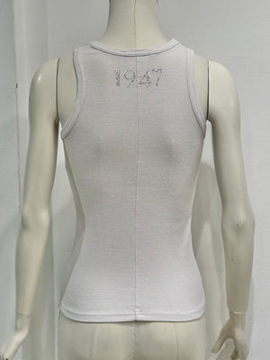 2000s Christian Dior by Galliano "J'Adore Dior" tank top