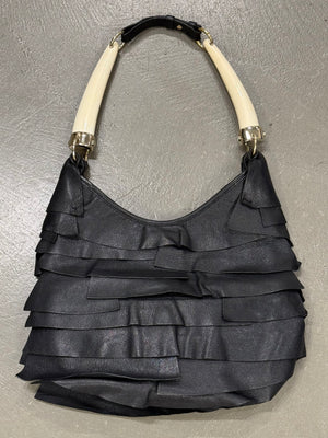 2000s Yves Saint Laurent Saint Tropez horn bag