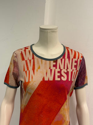 1990s Vivienne Westwood abstract union flag t-shirt