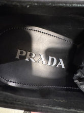 Load image into Gallery viewer, 2023 Prada monolith leather/Nylon derby shoes
