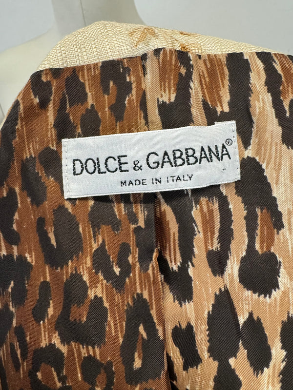 S/S1996 Dolce & Gabbana floral blazer jacket