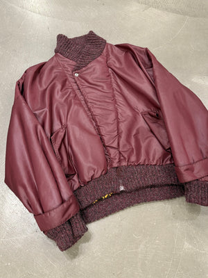 2010s Vivienne Westwood ribbed-knit trim bomber jacket