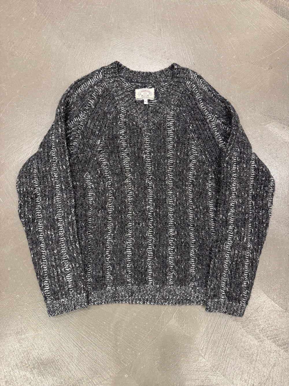 1990s ARMANI alpaca stripe knit sweater