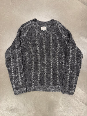 1990s ARMANI alpaca stripe knit sweater