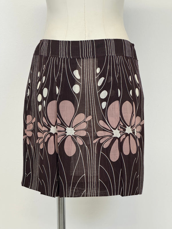 S/S2003 Miu Miu floral print skirt