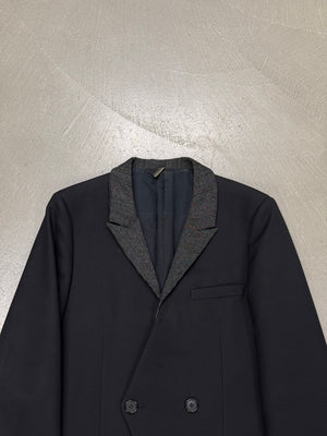 A/W2007 Dior Homme by Hedi Slimane runway asymmetrical tailored blazer