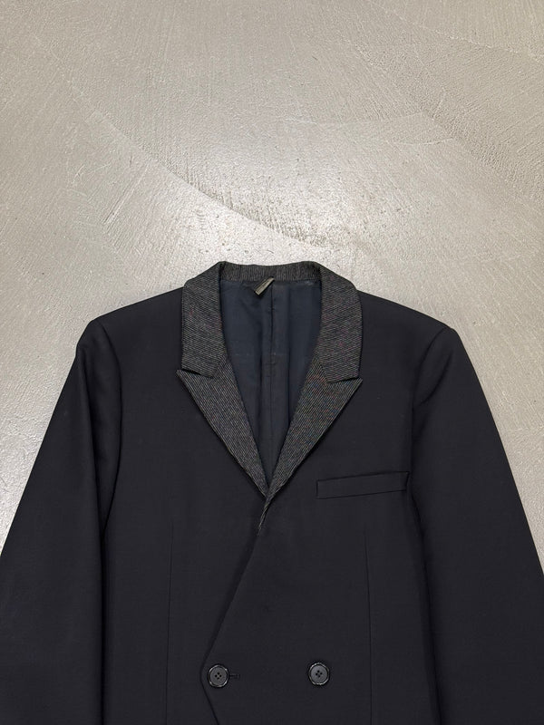 A/W2007 Dior Homme by Hedi Slimane runway asymmetrical tailored blazer