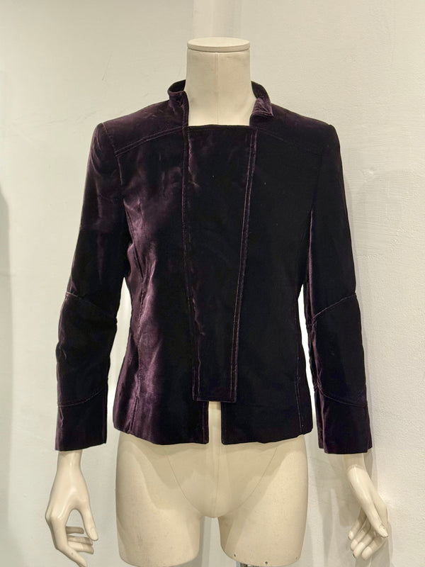 A/W2004 Gucci by Tom Ford paneled velour jacket