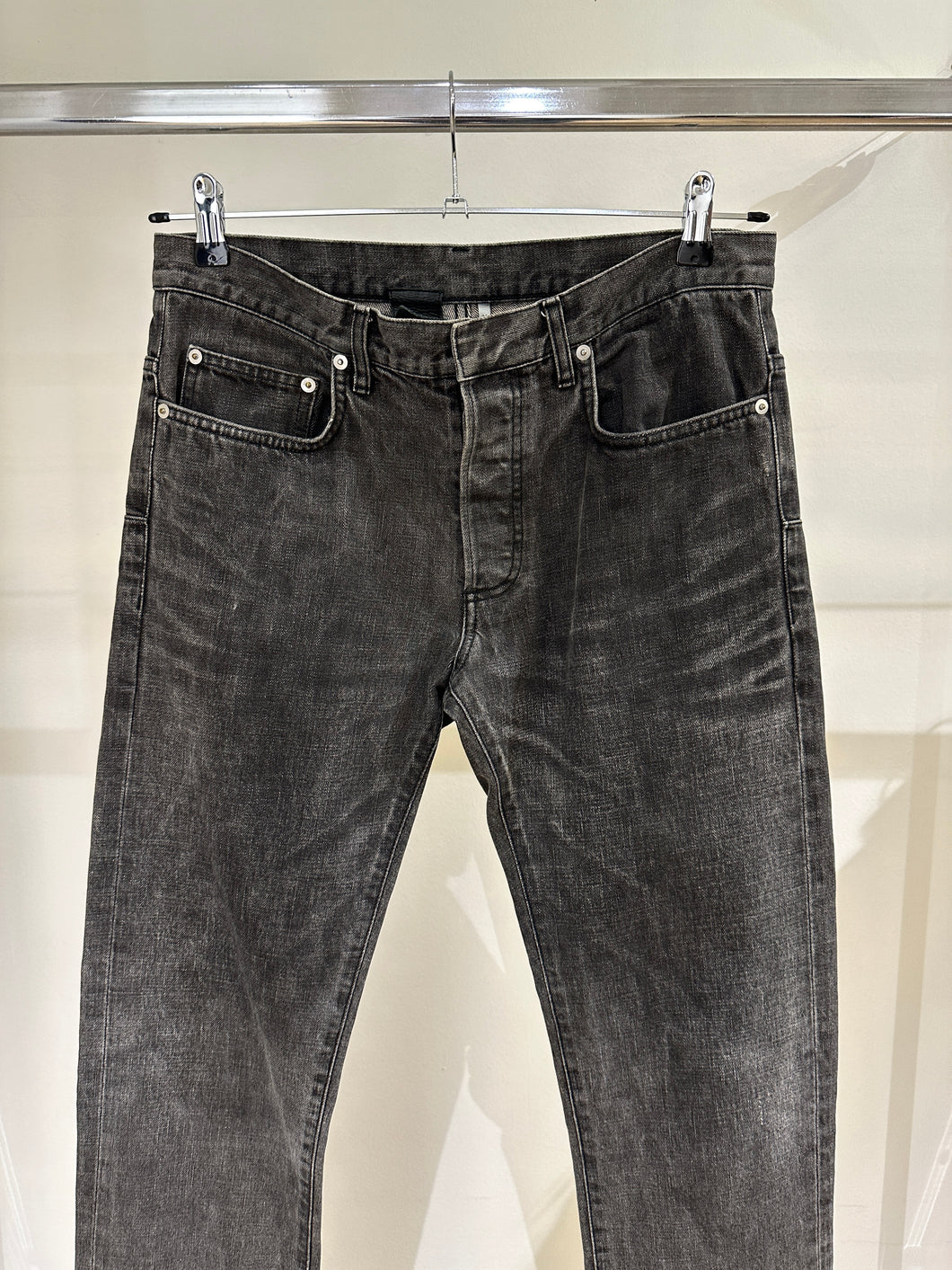 AW2003 Dior by Hedi Slimane clawmark jeans