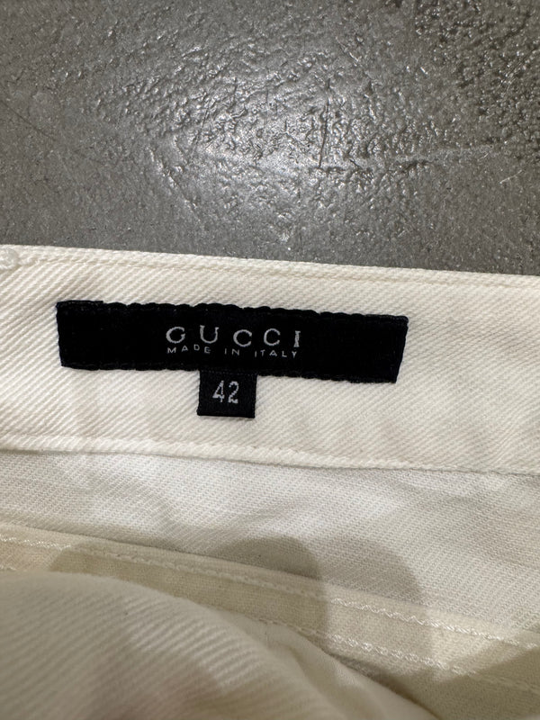 2003 Gucci by Tom ford zipper flared jeans