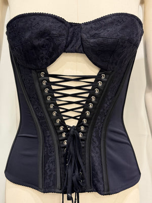 A/W2023 Dolce & Gabbana lace-up corset top