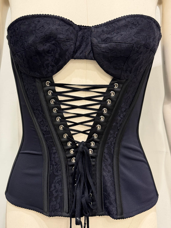 A/W2023 Dolce & Gabbana lace-up corset top