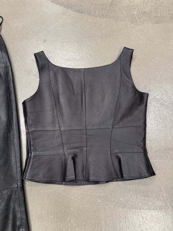 2000s Mugler set (top + pants)