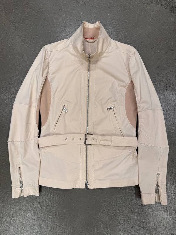 2000s Prada hybrid light nylon jacket