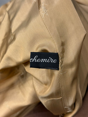 1990s Yves Saint Laurent double breasted cachemire long coat