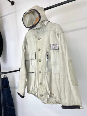1990s Armani masked military jacket