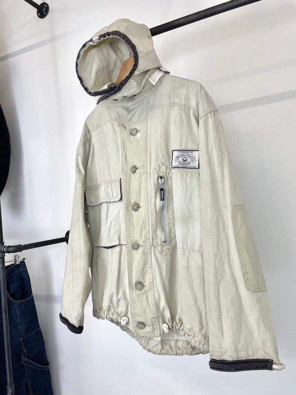 1990s Armani masked military jacket