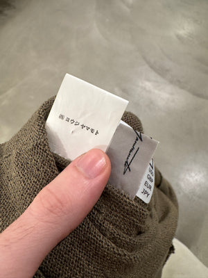 2000s Yohji Yamamoto sample asymmetrical long top