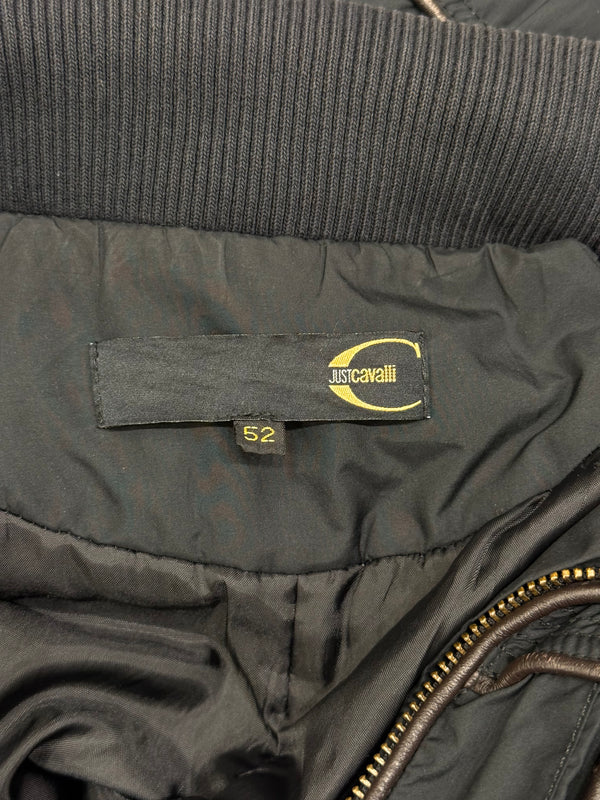 2000s Roberto Cavalli bondage parachute bomber jacket