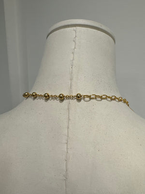 2000s Dolce & Gabbana rhinestone cross necklace