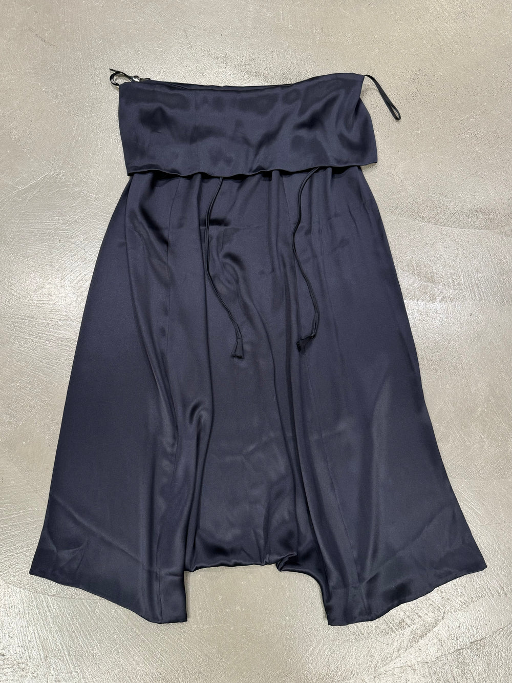 S/S2002 Gucci by Tom Ford black silk harem pants