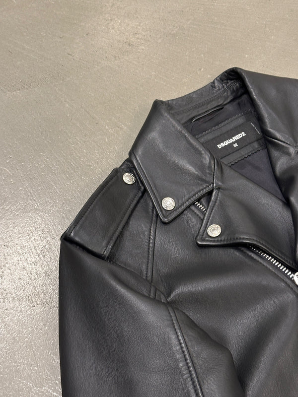 2020s Dsquared2 biker leather jacket