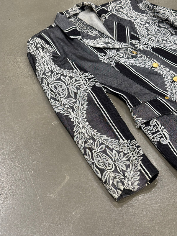 2000s Jean Paul Gaultier paisley set blazer skirt