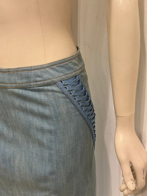 A/W2002 Christian Dior by Galliano lace-up skirt