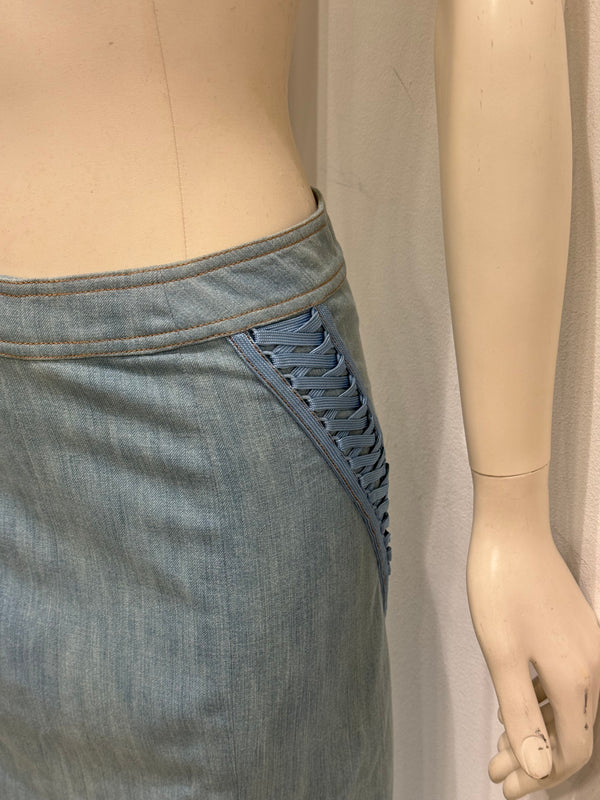 A/W2002 Christian Dior by Galliano lace-up skirt