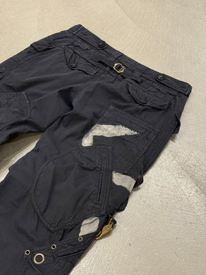 2004 Dolce & Gabbana runway bondage parachute cargo pants