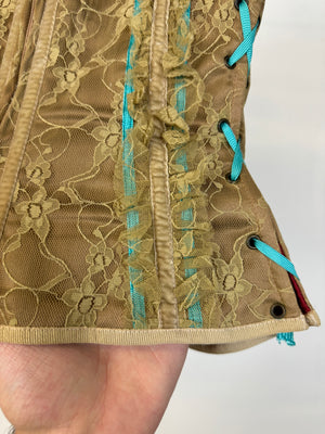 S/S 2002 Dolce & Gabbana runway Lace-Up Corset Top
