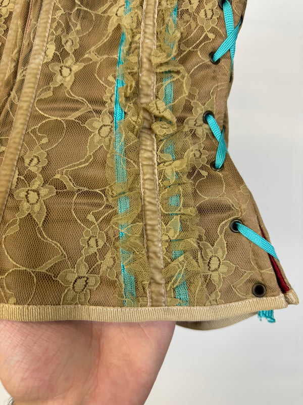 S/S 2002 Dolce & Gabbana runway Lace-Up Corset Top