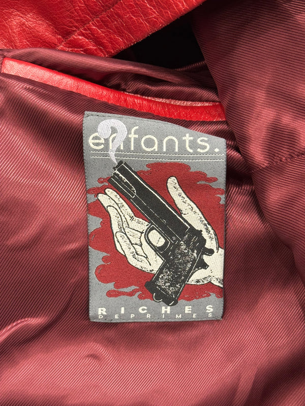 S/S2025 Enfants Riches Déprimés the bully leather jacket