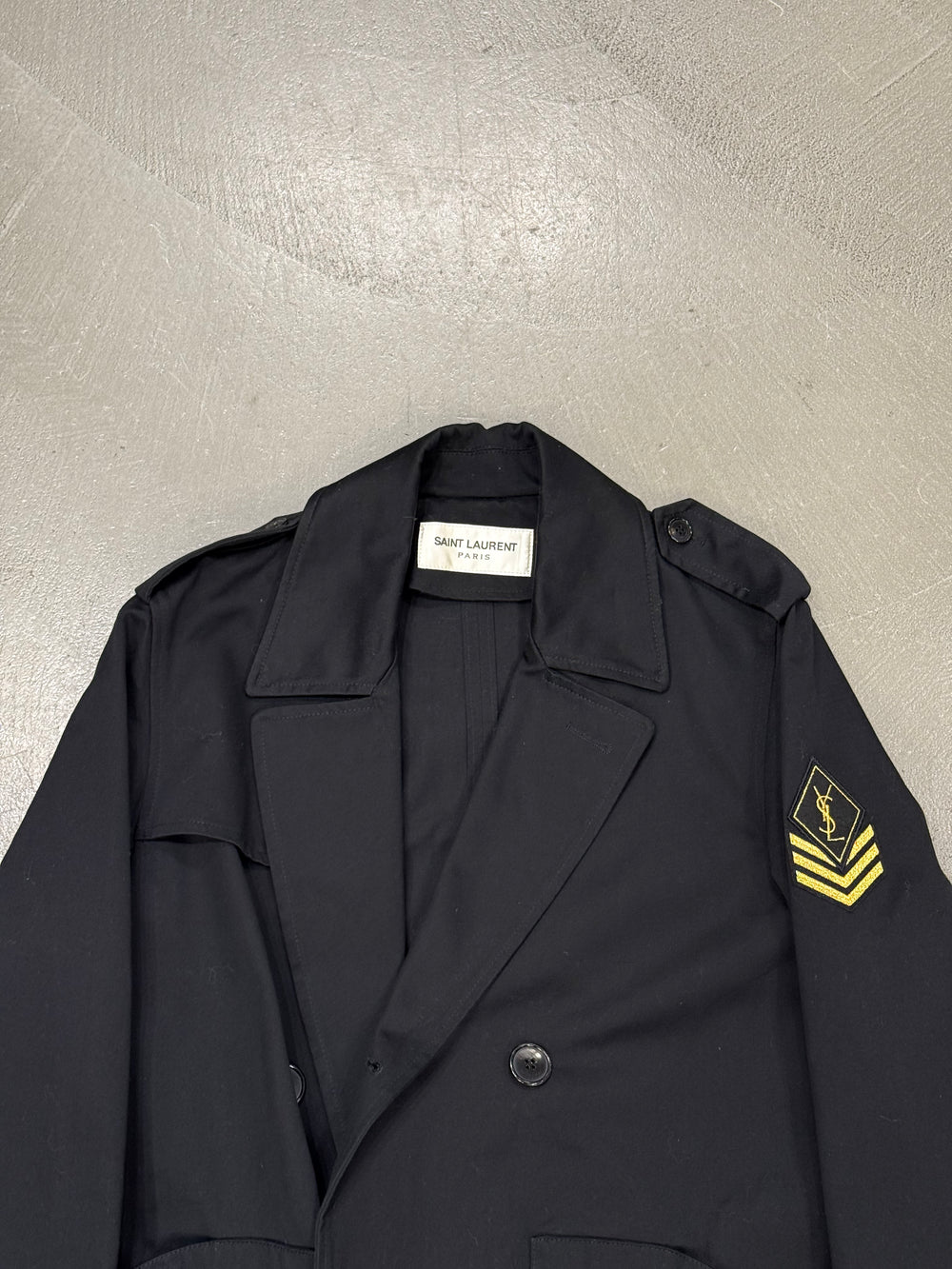 Saint Laurent military jacket sample