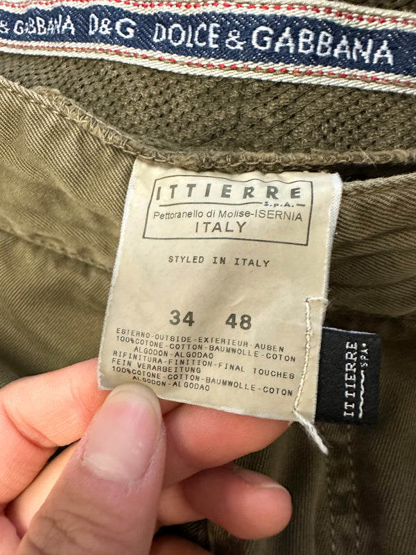 SS03 Dolce & Gabbana cargo military pants