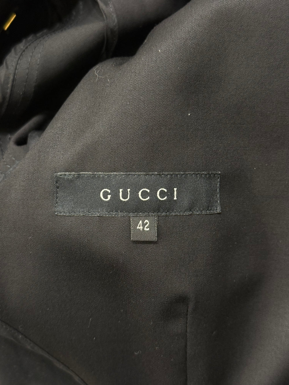 2004 Gucci by Tom Ford paneled jacket and pants set
