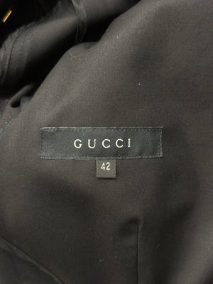 2004 Gucci by Tom Ford paneled jacket and pants set