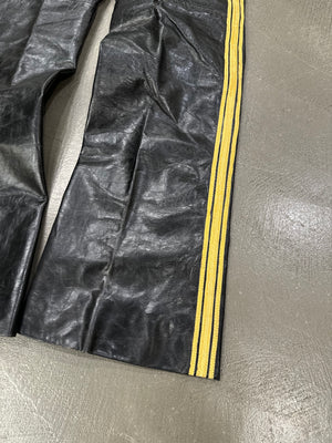 2000s Roberto Cavalli mainline biker leather pants