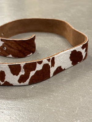 2000s Dolce & Gabbana pony hair belt