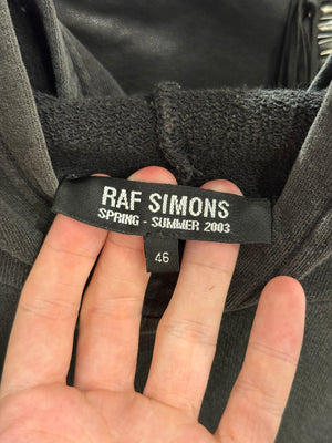 S/S2003 Raf Simons “Consumed” Penelope Jaws faded hoodie