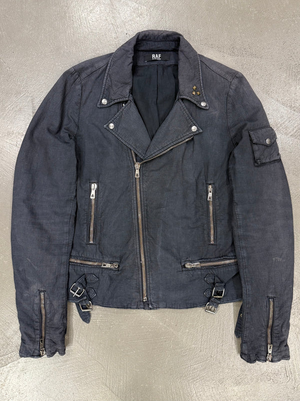 S/S2006 Raf Simons faded rider biker jacket