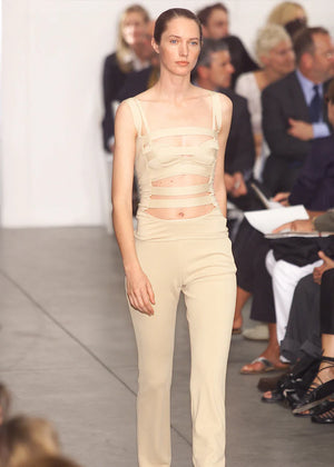 S/S2001 Helmut Lang bondage tank top