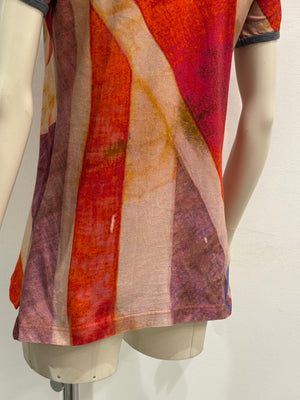 1990s Vivienne Westwood abstract union flag t-shirt