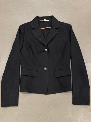 2000s Roberto Cavalli embroidered spider web blazer