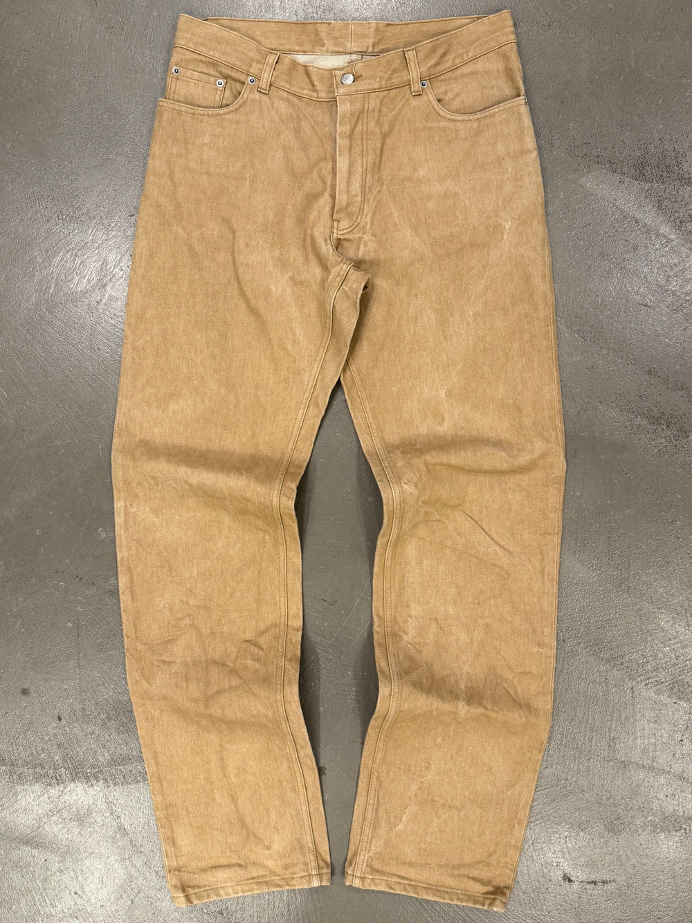 2000s Helmut Lang brown denim